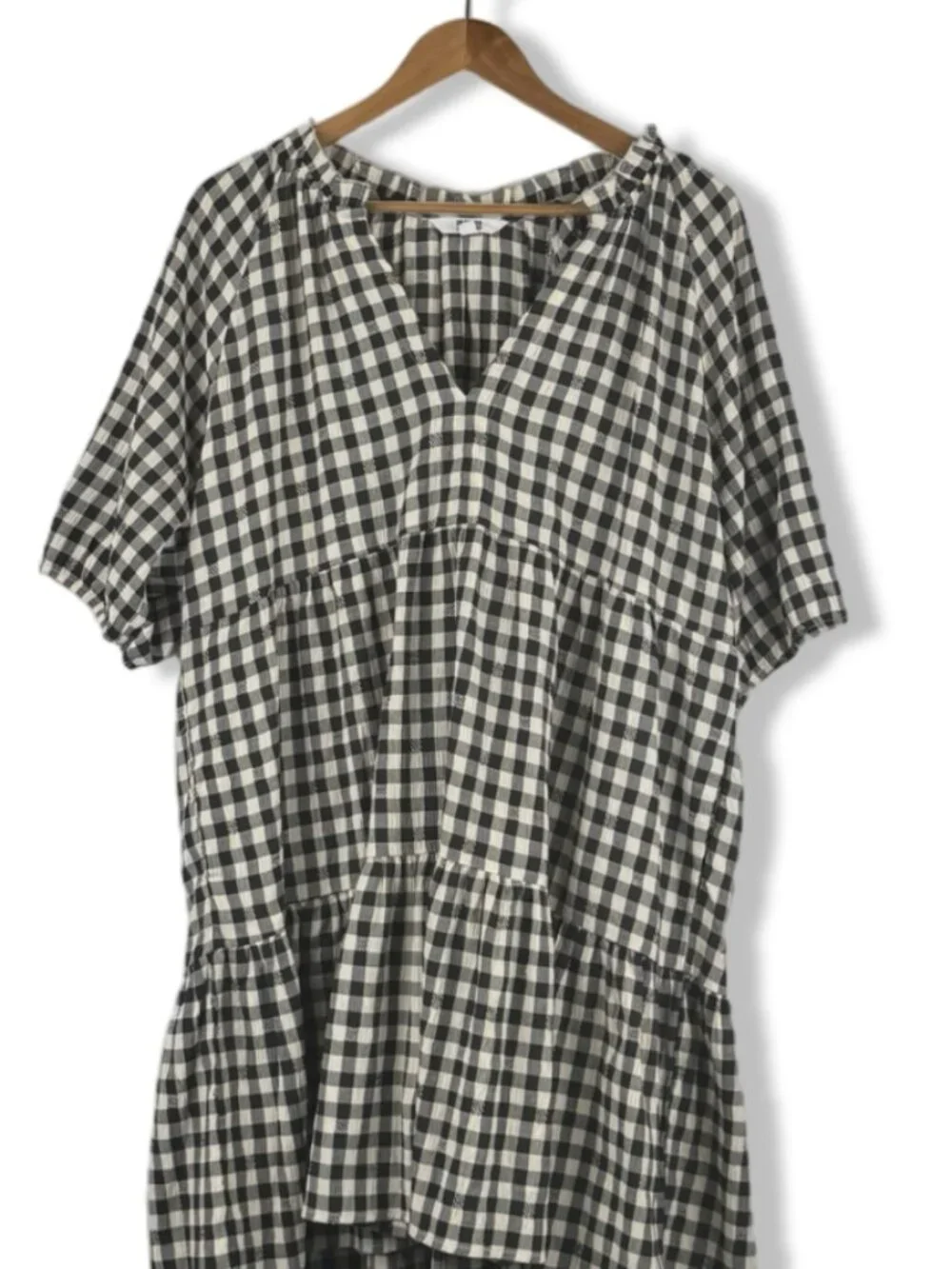 BB Dakota Steve Maden Gingham Babydoll Dress